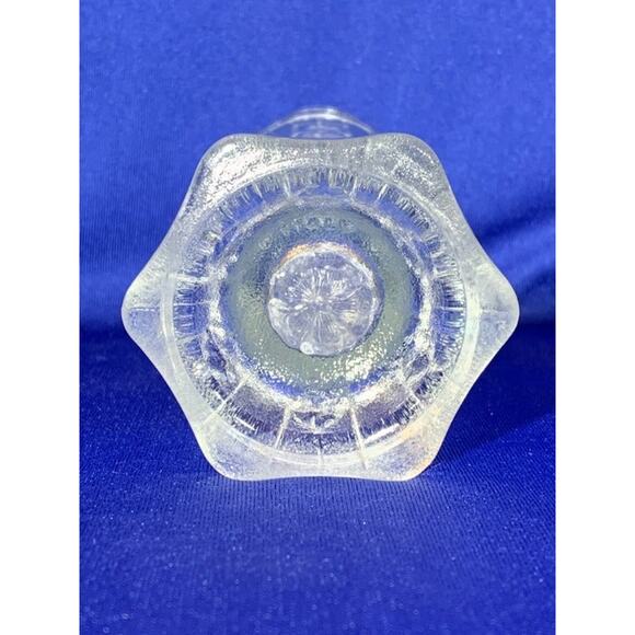 Vintage Press Glass Vase Fidanza Made in Italy - Picture 6 of 7